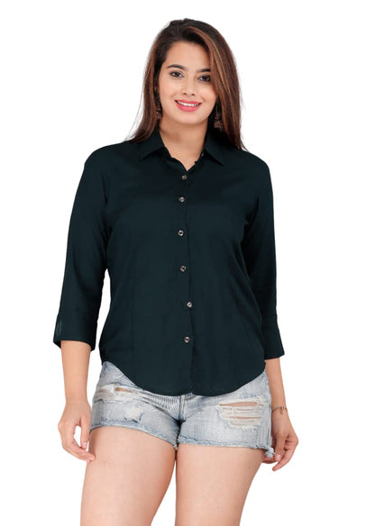 GEHU GARMENTS Women Solid Shirt for Office