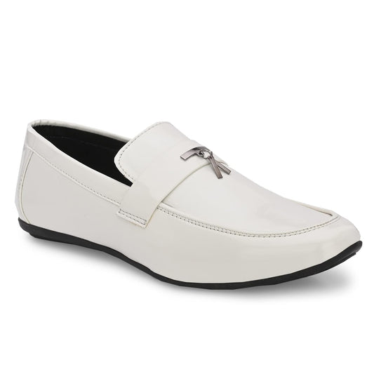GELLWOJ Men's Buckle White Nagras - alphahostel.in