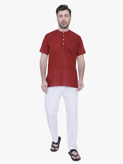 Rajubhai Hargovindas Men Cotton Straight Kurta