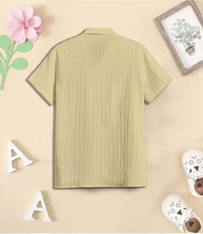 Vikita Enterprise Cotton Stylish Boys Shirts Regular Fit