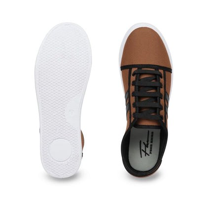 FREE KICKS Classic Black Sneakers for Men - alphahostel.in