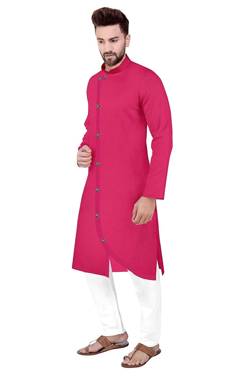 trustous Men's Cotton Kurta Set
