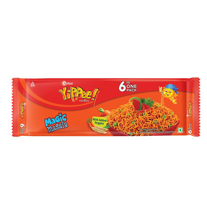 Sunfeast YiPPee! Magic Masala, Instant Noodles 8 in 1 Pack