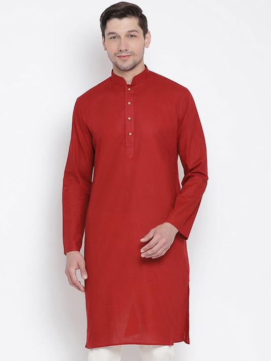Lymio Men's Cotton Blend Regular Fit Casual Kurta