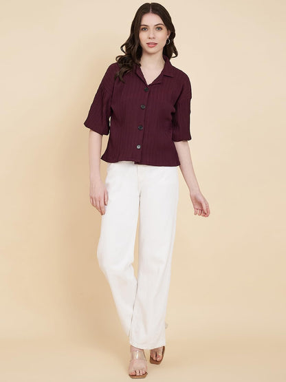 VAIRAGEE Women Cotton Blend Striped Pattern