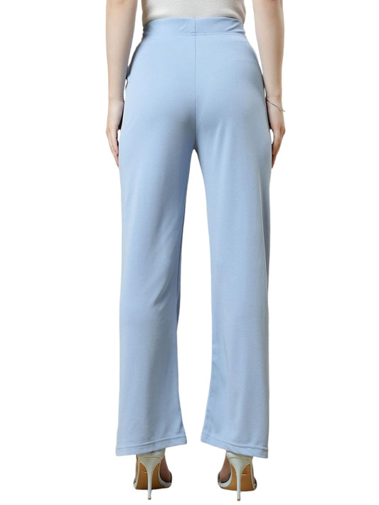 Qyaas Women's Classic Trouser Pants, High Waist