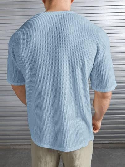 O3e Mens Solid Dotted Unique Design Oversized