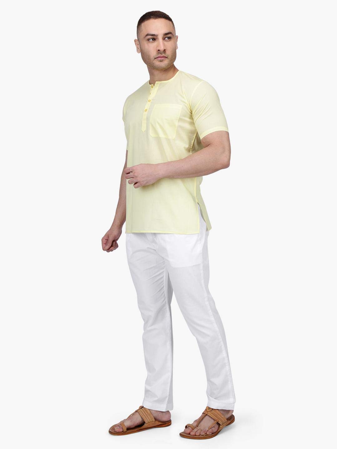 Rajubhai Hargovindas Men Cotton Straight Kurta