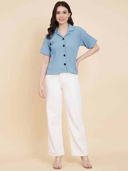 VAIRAGEE Women Cotton Blend Striped Pattern