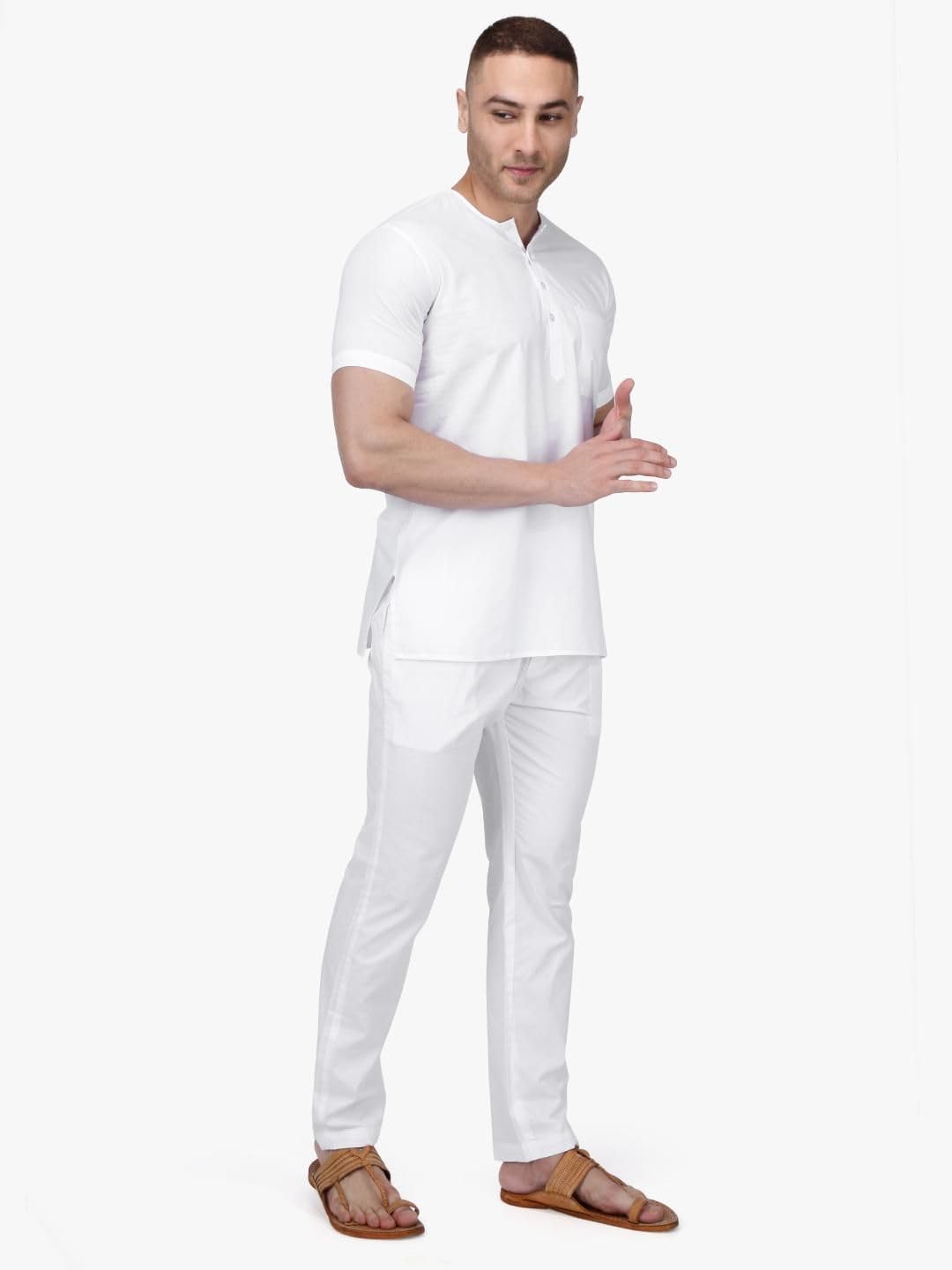 Rajubhai Hargovindas Men Cotton Straight Kurta