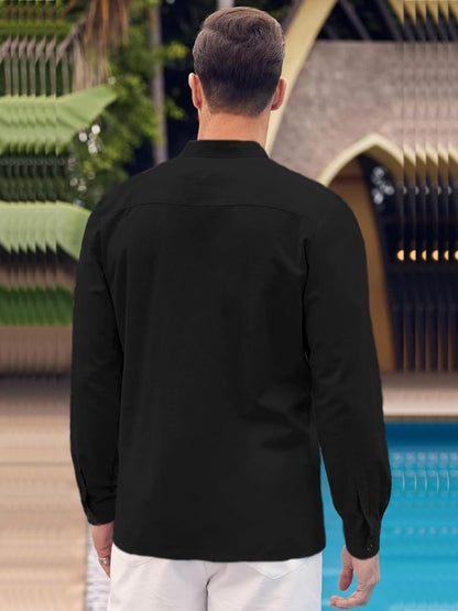 Bellstone Men's Solid Regular Fit Shirt