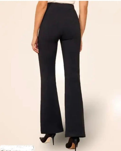 Women's High Waist Bell Bottom Trouser