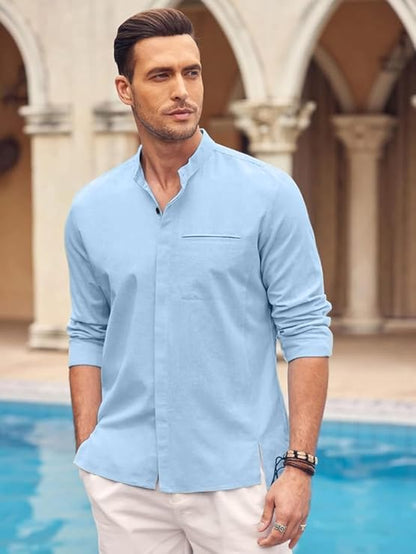 Bellstone Men's Solid Regular Fit Shirt