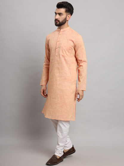 LATEST CHIKAN Men's Cotton Regular Textured