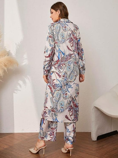 LERIYA FASHION Paisley Printed Kurta-Set for Women