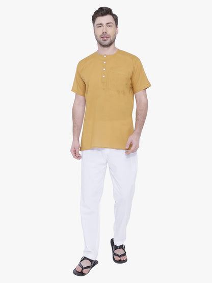 Rajubhai Hargovindas Men Cotton Straight Kurta