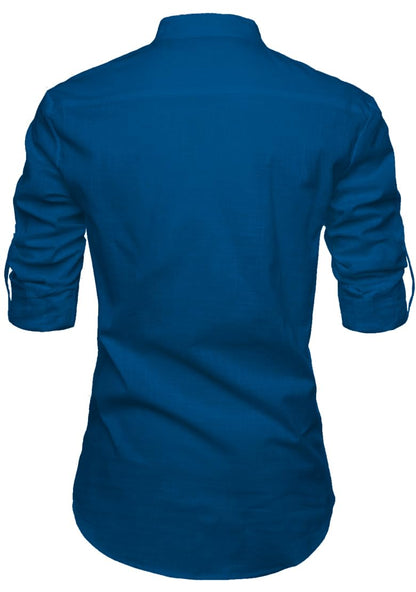 TrendiVastra Men's Cotton Blend Fabric Full Sleeve