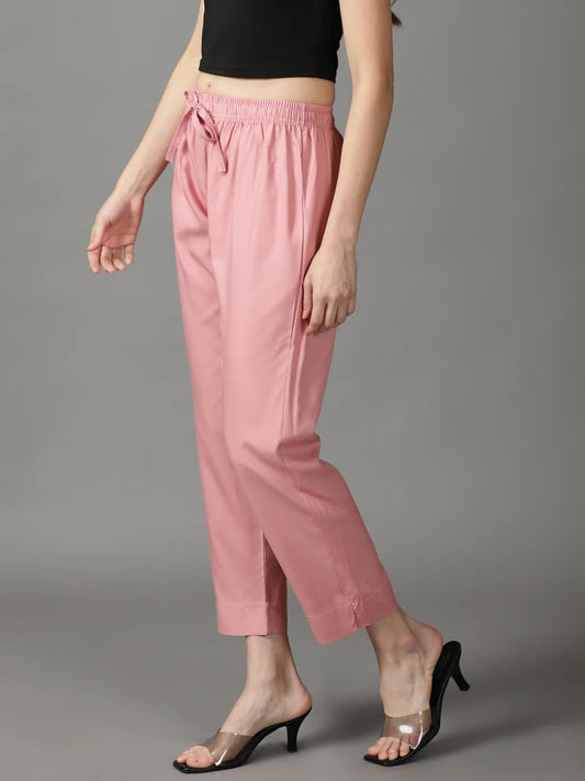 Cadila Women's Cotton Drawstring Rayon Pants