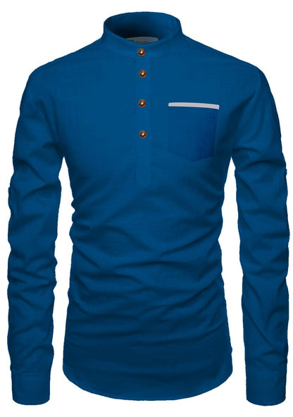 TrendiVastra Men's Cotton Blend Fabric Full Sleeve