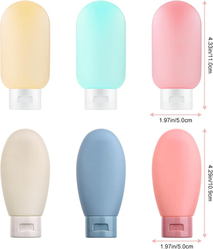 PiyuBind Travel Bottles Set For Toiletries Travel Size
