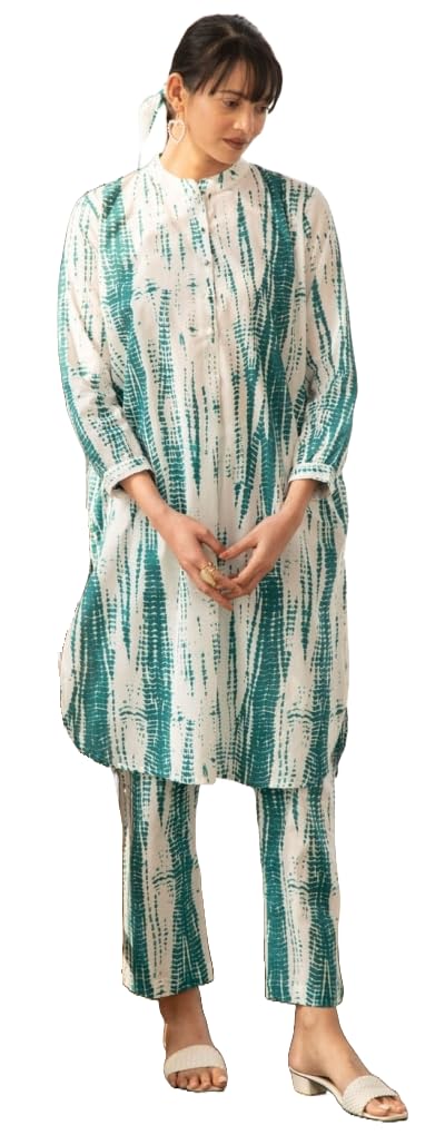 LookMark Women's Printed Cotton Blend Straight
