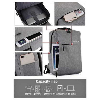 ADISA Large laptop backpack office bag college - alphahostel.in