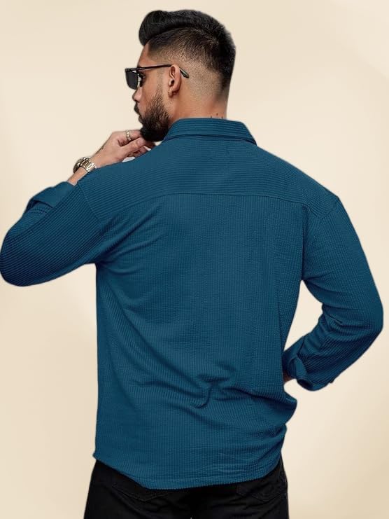 IndoPrimo Men's Regular Fit Fancy Double Pocket