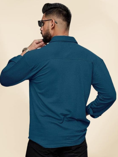 IndoPrimo Men's Regular Fit Fancy Double Pocket