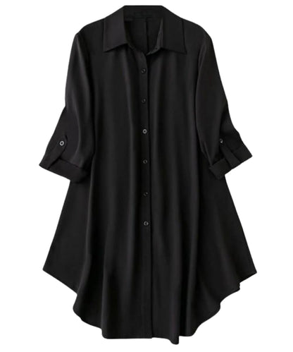 Leriya Fashion Women's Shirt Dress Knee Length Dress | Loose Fit | Button-Down | | 3/4 Sleeve | Summer Wear | Available in (Pack of 2 | Value Pack)