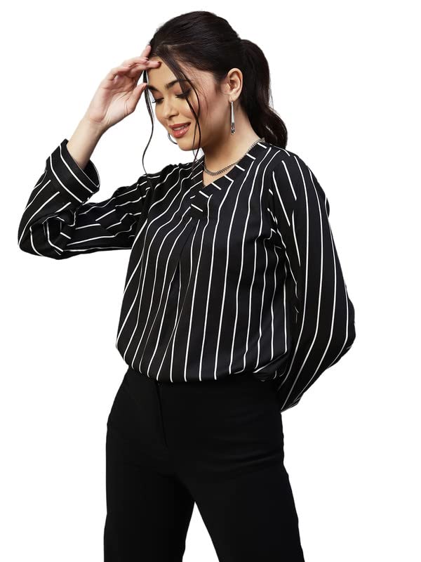 SIRIL Women's Cotton Rotto Butti Woven Causal Wear Regular Fit Top