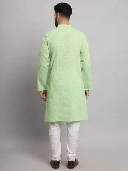 LATEST CHIKAN Men's Cotton Regular Textured