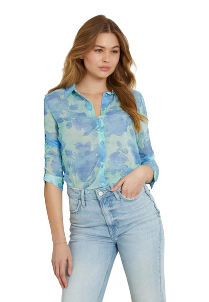 TAGAS Baby-Girl's Floral Regular Fit Shirt