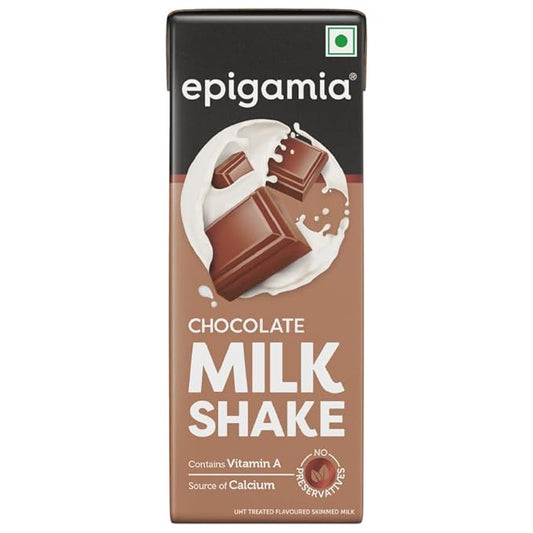 Epigamia Chocolate Milkshake, 180 ml