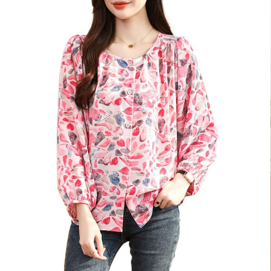 TOPLOT Women Shirt || Tops for Women || Western Tops for Woman Stylish || Trendy Tops || Oversized (5233)