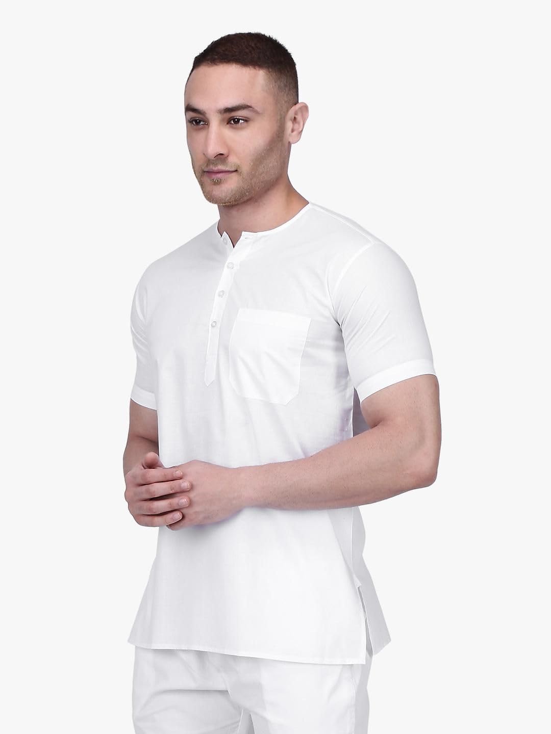 Rajubhai Hargovindas Men Cotton Straight Kurta