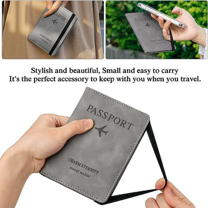 MONJAY Premium Passport Holder Cover Travel Wallet