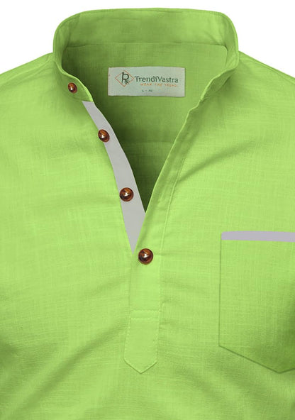 TrendiVastra Men's Cotton Blend Fabric Full Sleeve