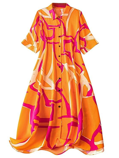 Leriya Fashion Women's Shirt Dress Knee Length Dress | Loose Fit | Button-Down | | 3/4 Sleeve | Summer Wear | Available in (Pack of 2 | Value Pack)