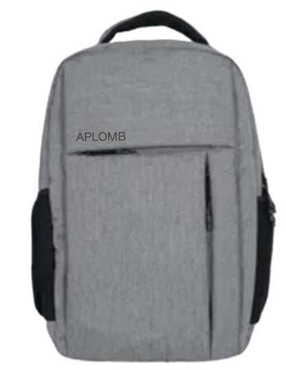 APLOMB Business Laptop Backpack, Grey, Mesh