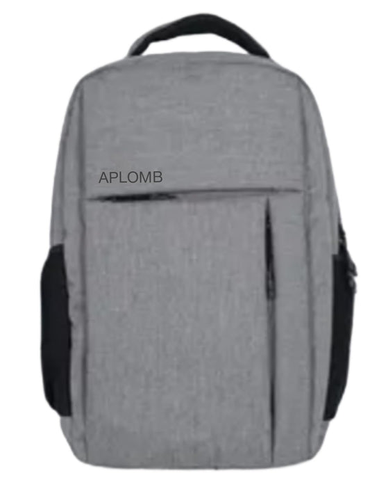 APLOMB Business Laptop Backpack, Grey, Mesh