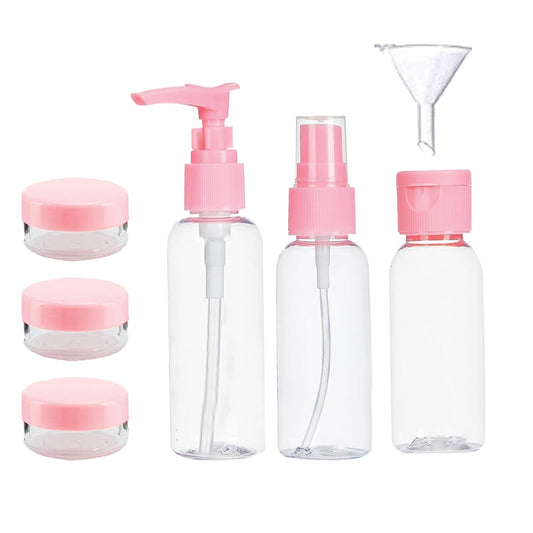 TEMPERIA (7pcs) Travel Bottles for Toiletries