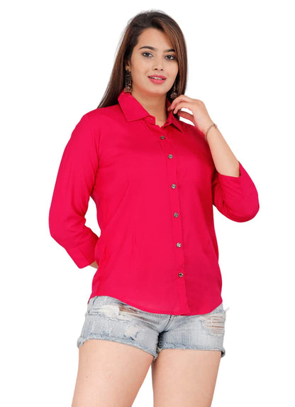 GEHU GARMENTS Women Solid Shirt for Office