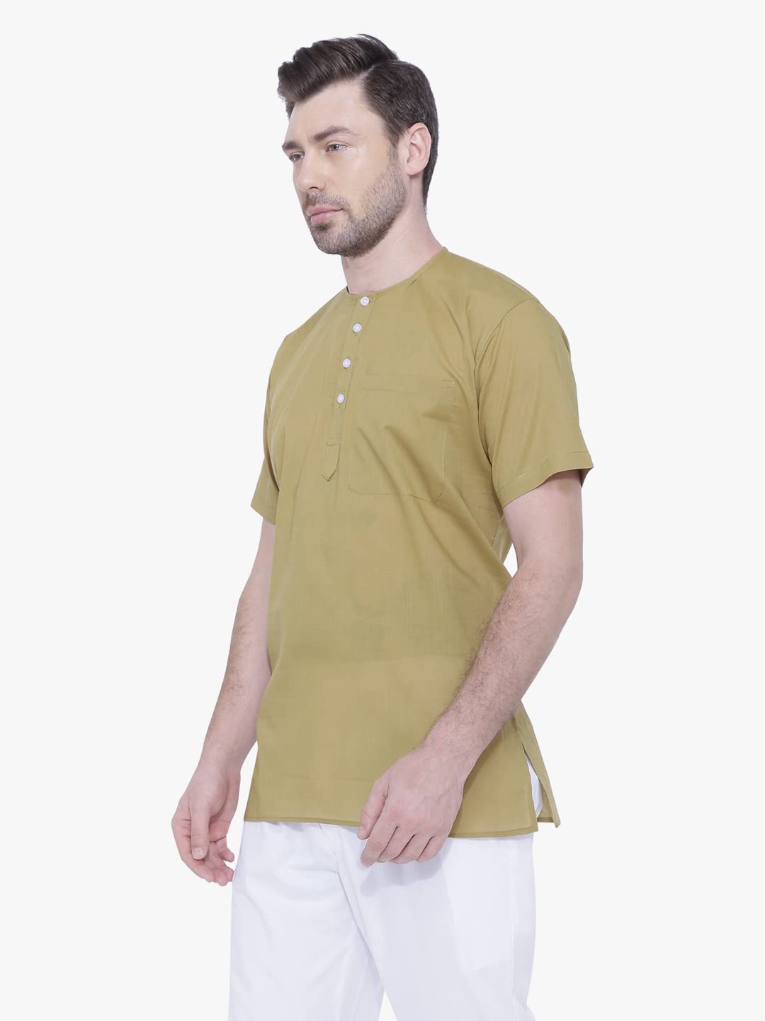Rajubhai Hargovindas Men Cotton Straight Kurta