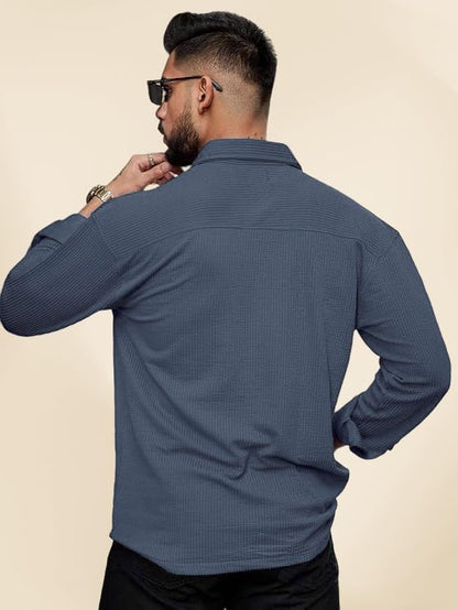 IndoPrimo Men's Regular Fit Fancy Double Pocket