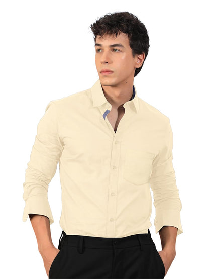 Men's Regular Fit Soft Cotton Blend Casual Comb