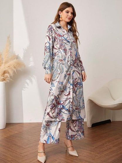 LERIYA FASHION Paisley Printed Kurta-Set for Women