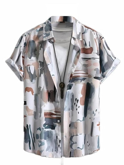 BASSIQ Fashion Mens Lycra Man Casual Shirt Regular Fit