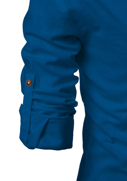 TrendiVastra Men's Cotton Blend Fabric Full Sleeve
