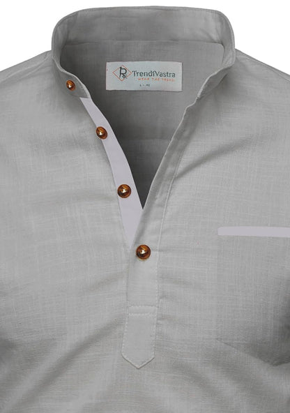 TrendiVastra Men's Cotton Blend Fabric Full Sleeve