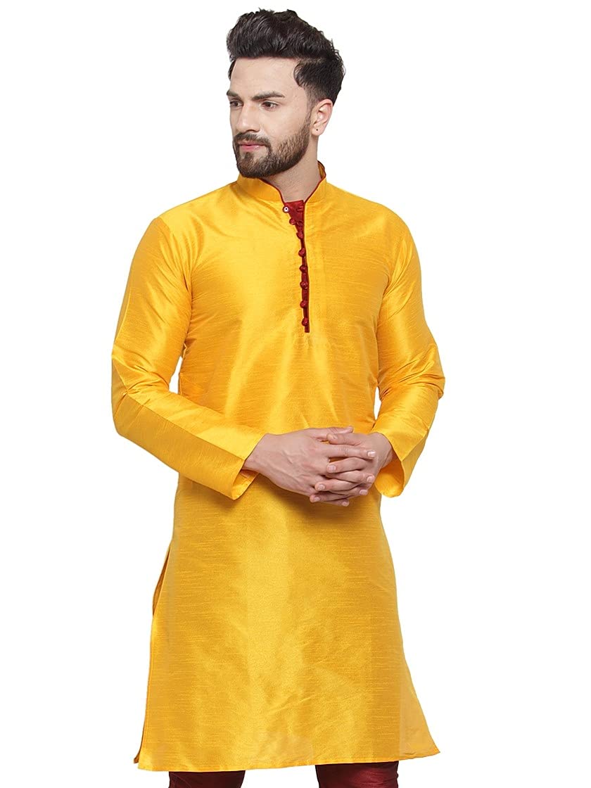 ABH LIFESTYLE Men's Silk Long Kurta only.